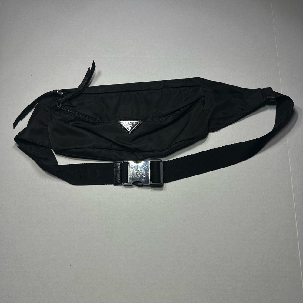 Prada Black Belt Waist Bag Cross Body Bag